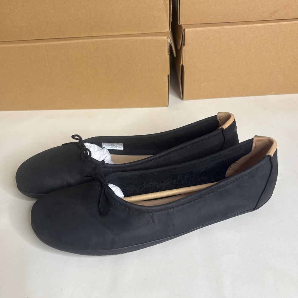 Vivobarefoot Jing Jing Lace L – Black Leather – EU 43 – New